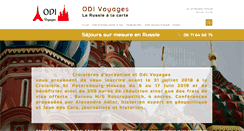 Desktop Screenshot of odi-voyages.com