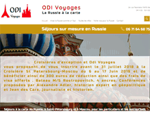 Tablet Screenshot of odi-voyages.com